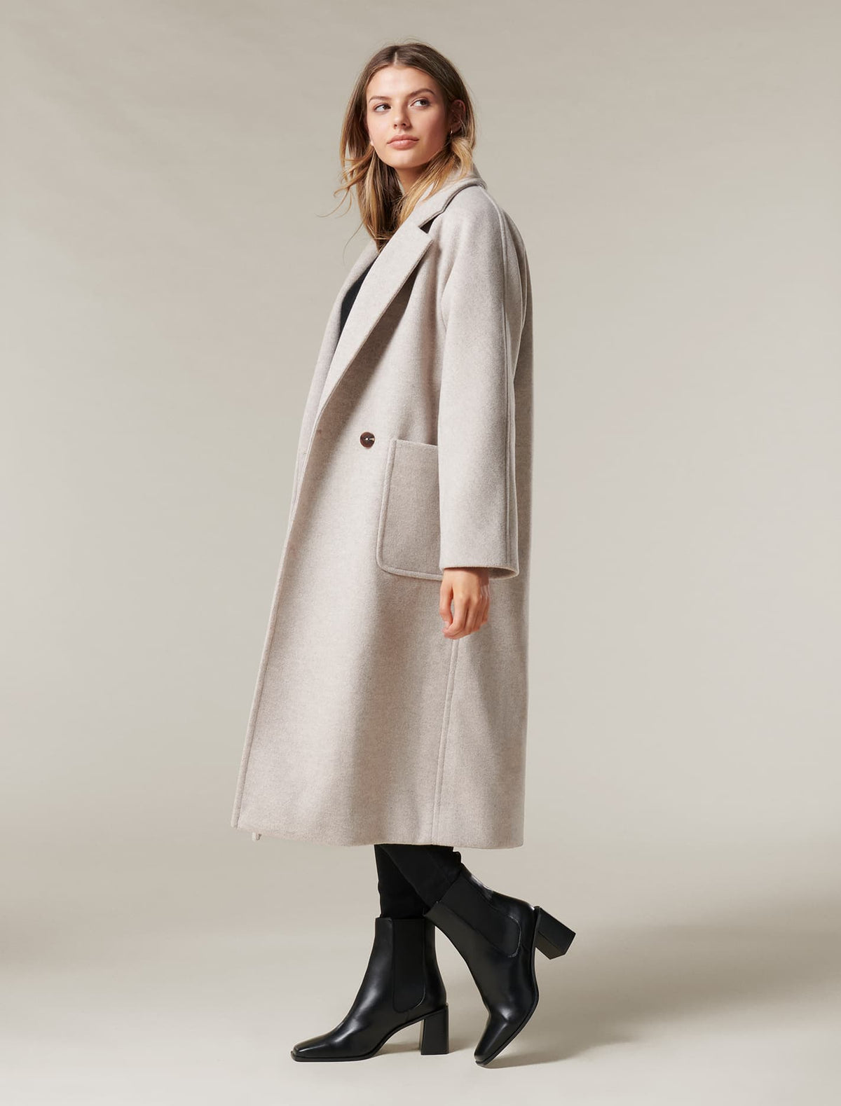 Gem  overcoat Soft Oatmeal