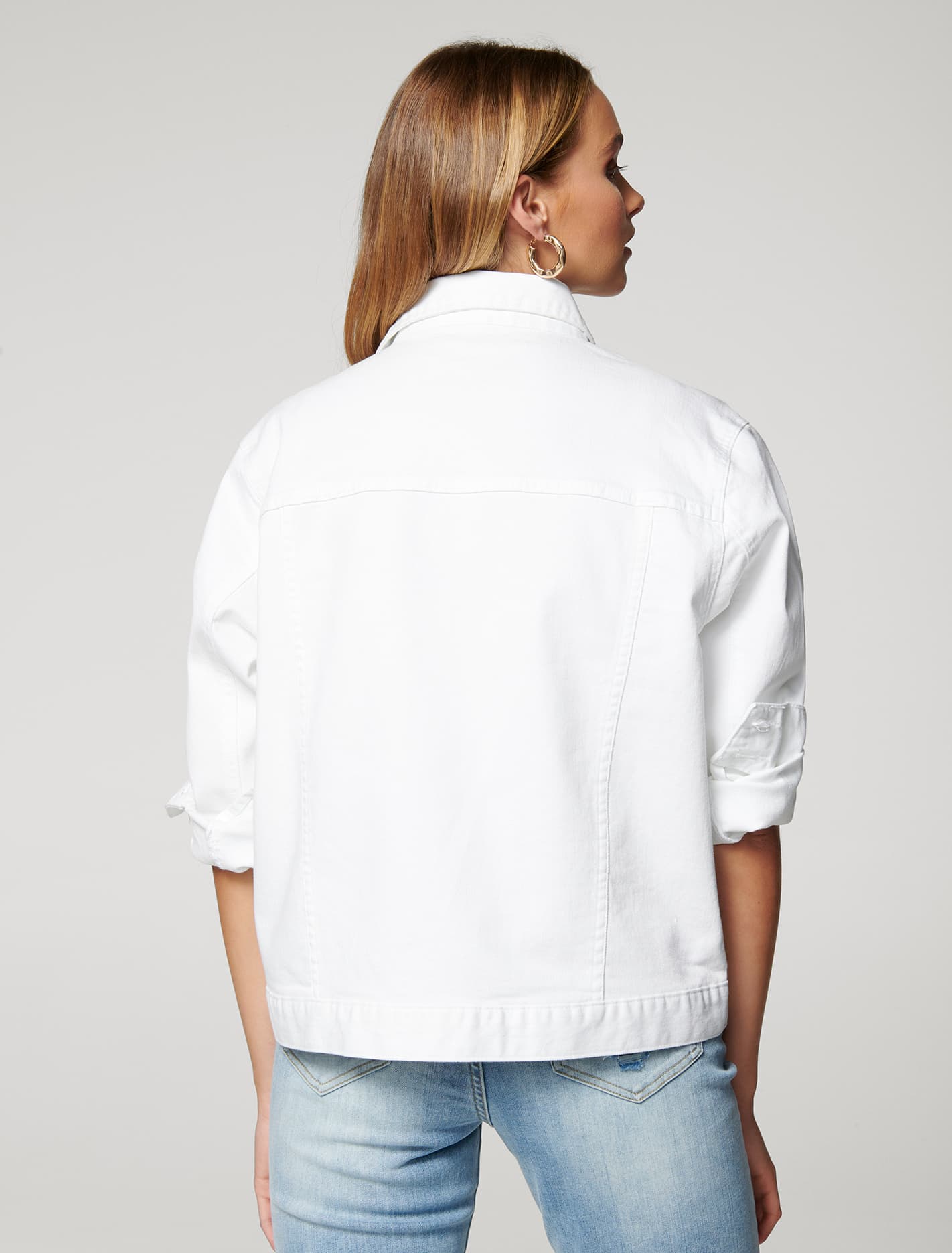 Hanna Denim Jacket FLORENCE WHITE
