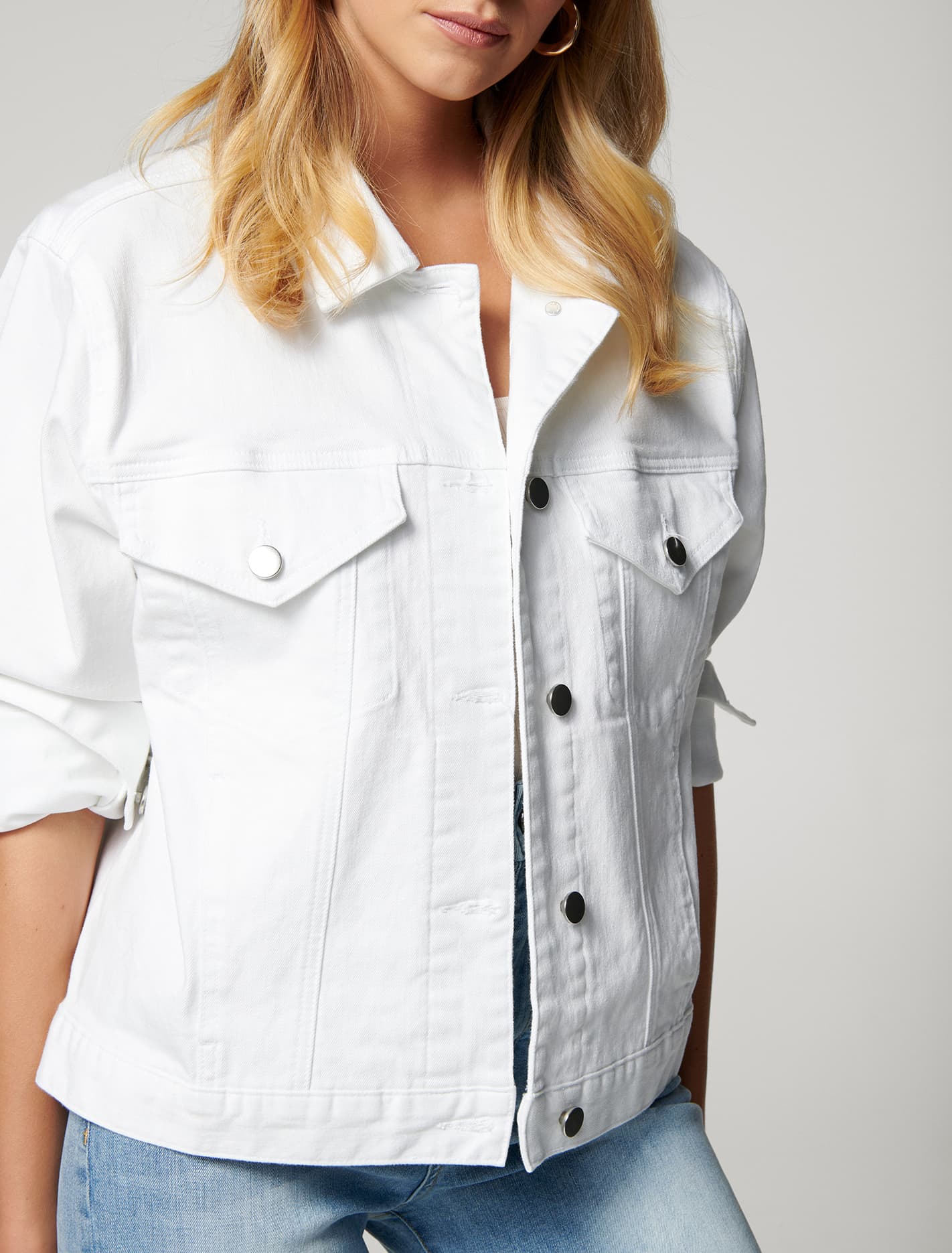 Hanna Denim Jacket FLORENCE WHITE