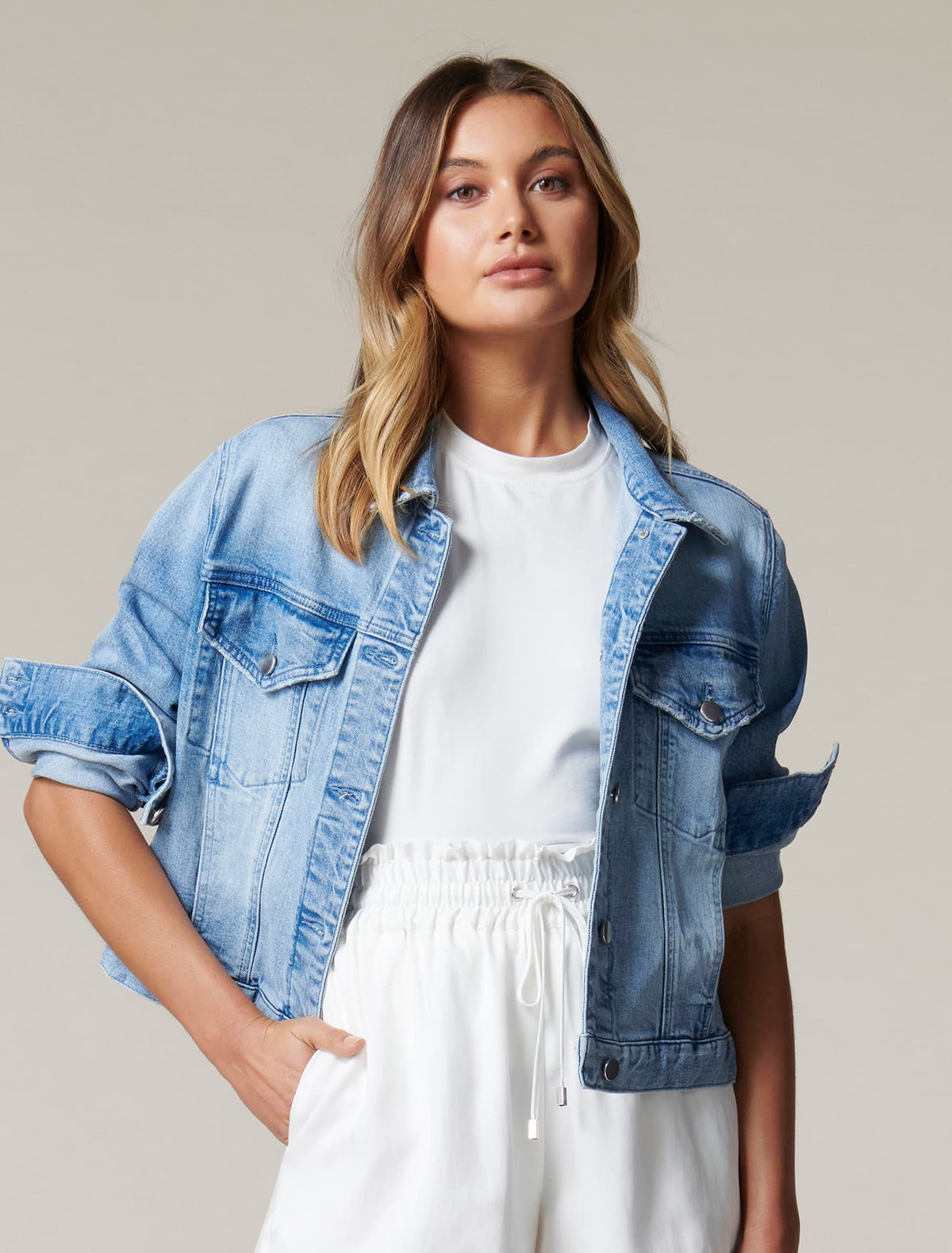 Hanna Denim Jacket Light Wash