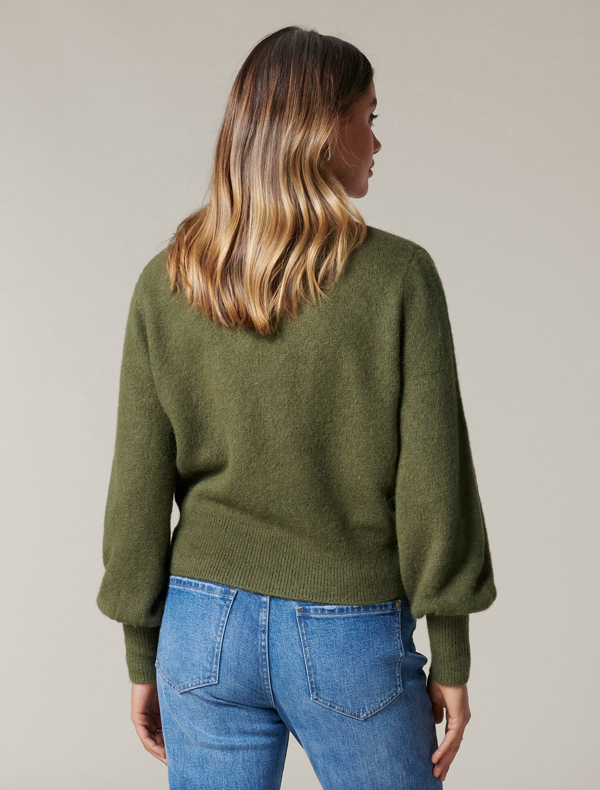 Krissie Brushed Knit Jumper Oregano