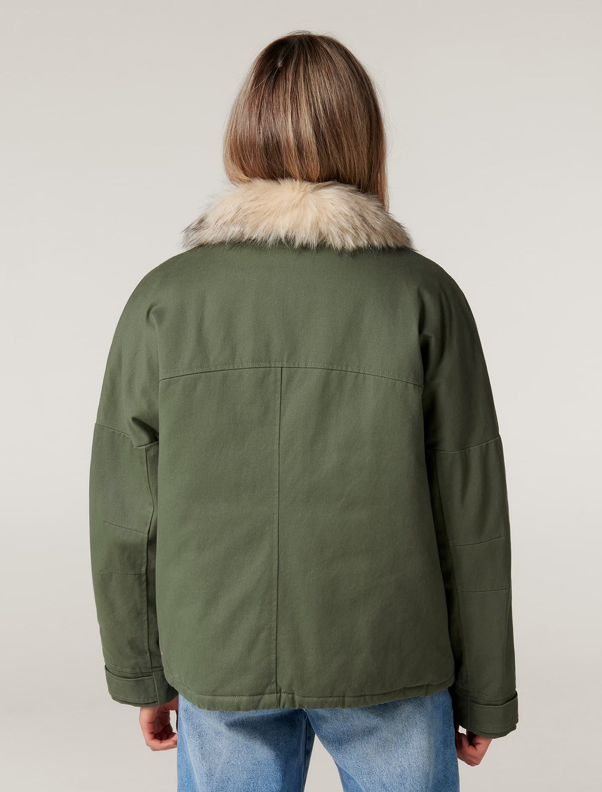 Elle short parka Khaki