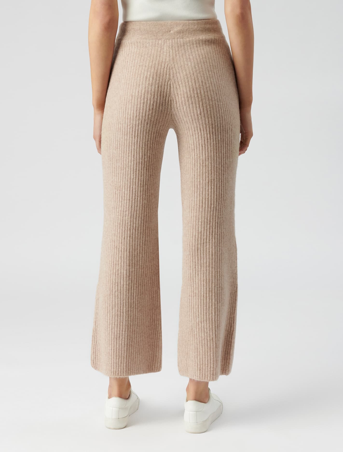 Macie Rib Knit Pant oatmeal