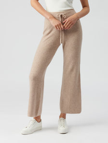 Macie Rib Knit Pant oatmeal