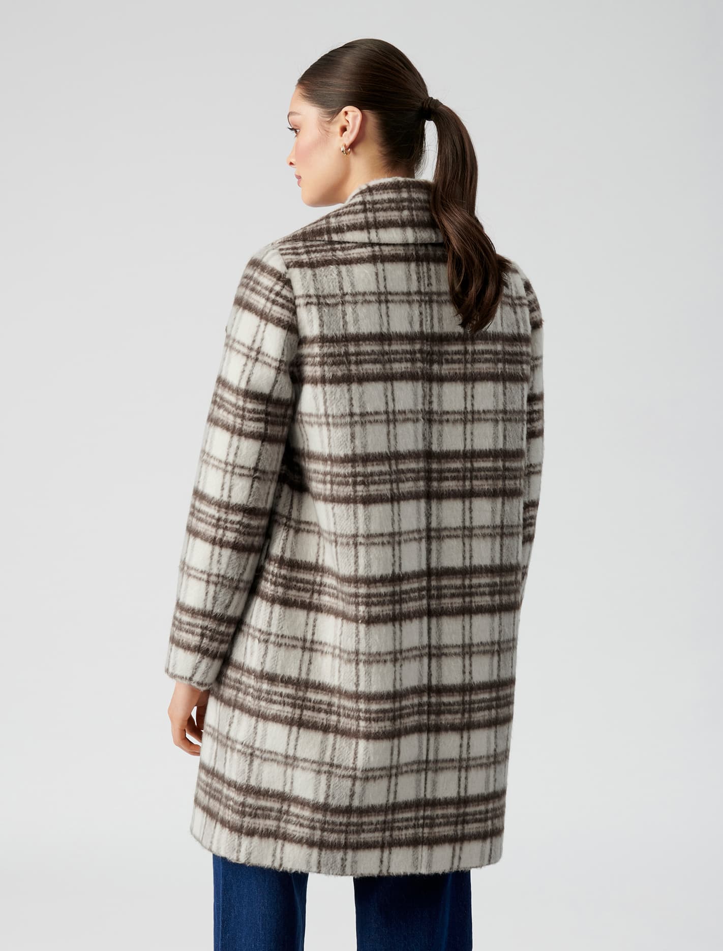 Melissa check coat
