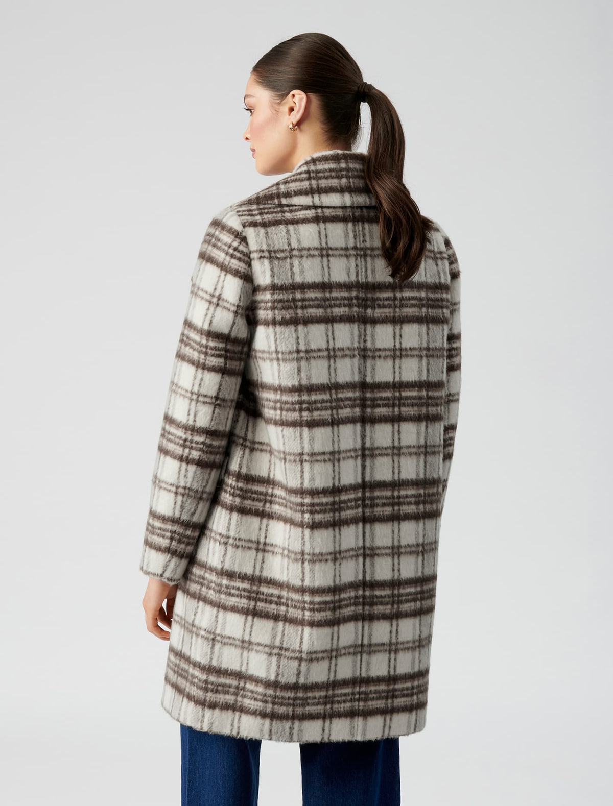 Melissa check coat