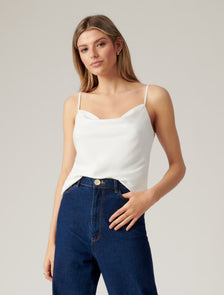 Rosalie Cowl Cami Porcelain