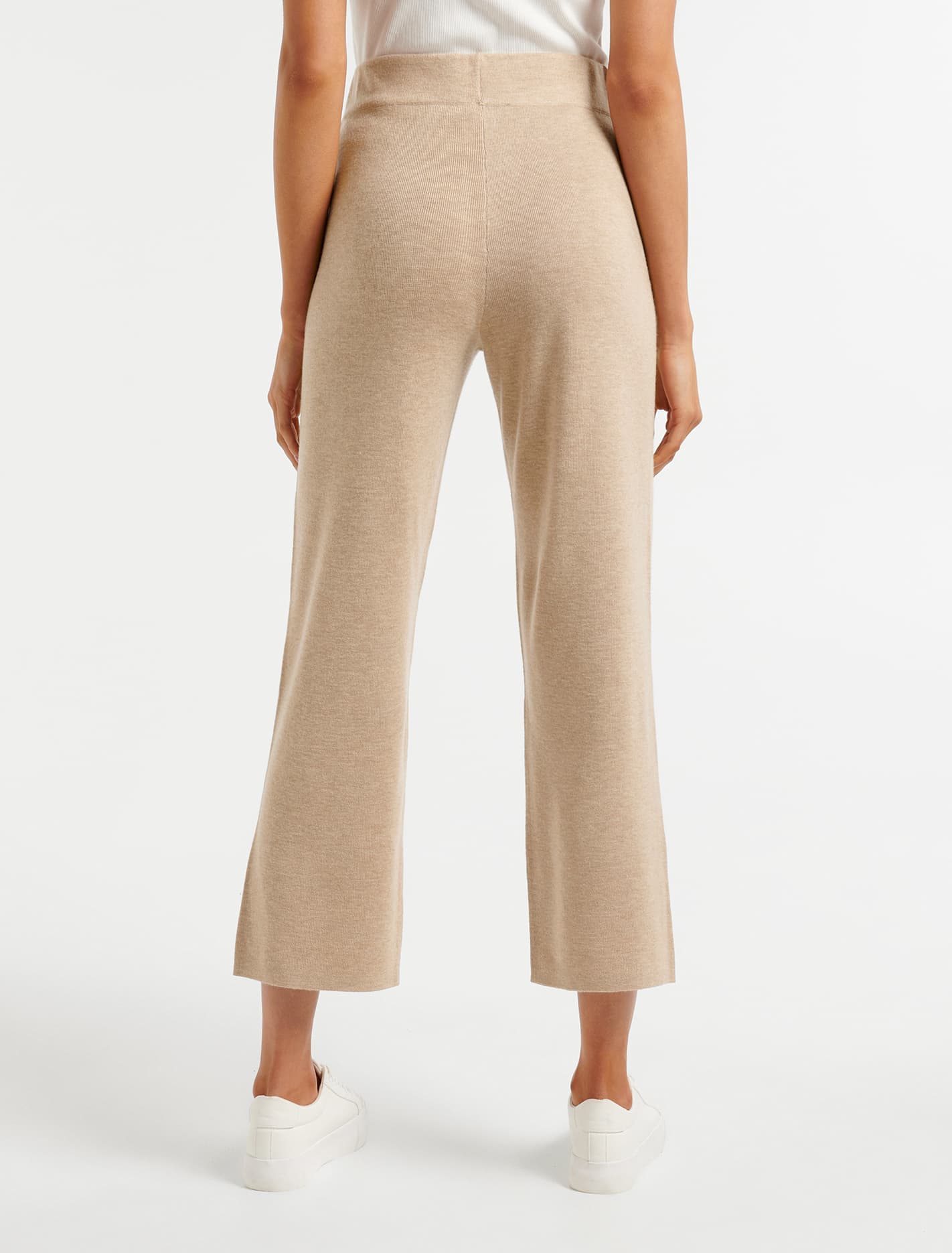 Hailey Clean Knit Pant Soft Camel