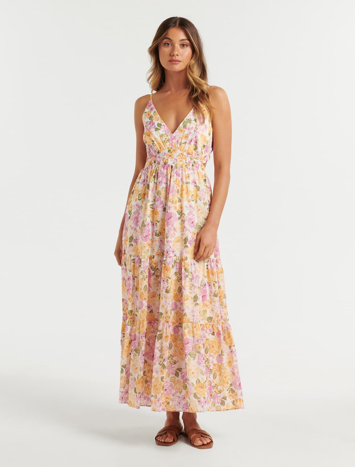 Seraphina Maxi Dress Light Bellevue Floral