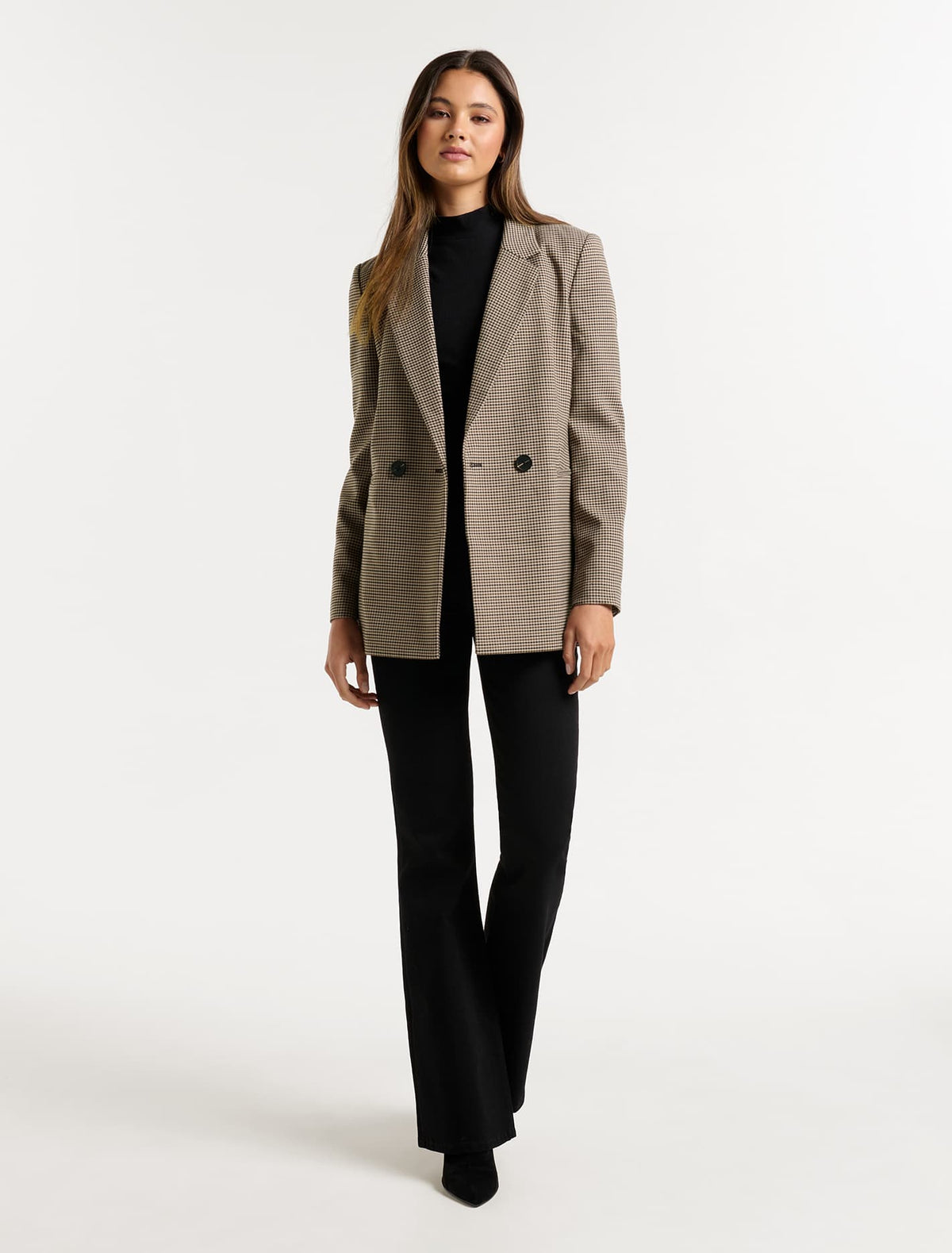 Naomi check blazer