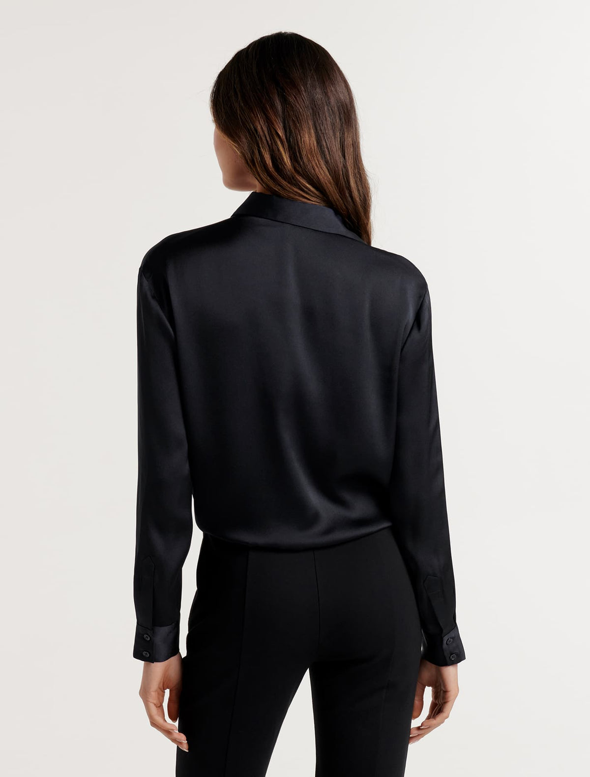 Brinley Twist Tie Shirt Navy