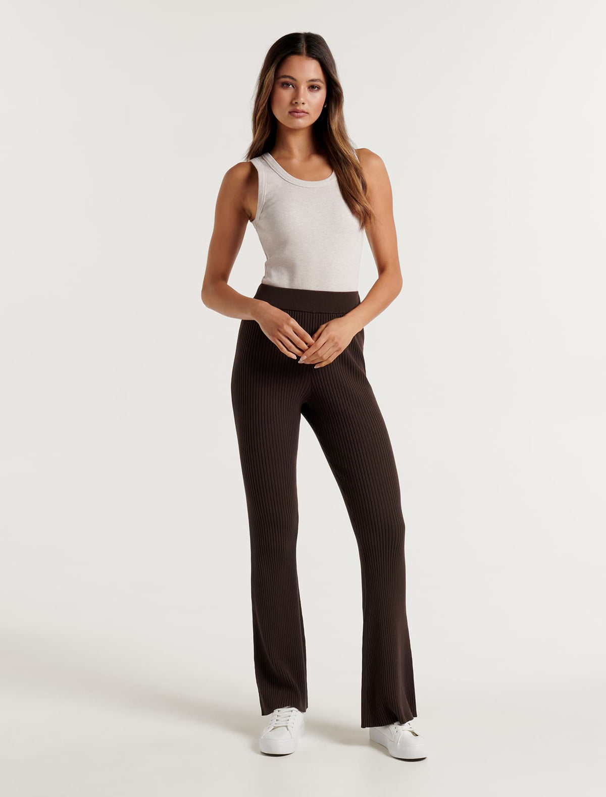 Emmy Knit Pant Bitter Chocolate