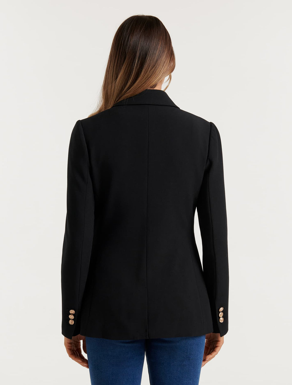 Milly button blazer Black