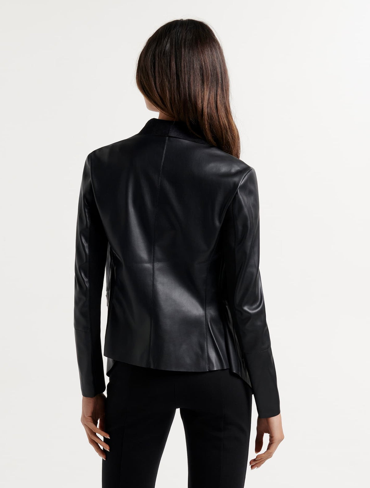 Susie Waterfall Blazer Black