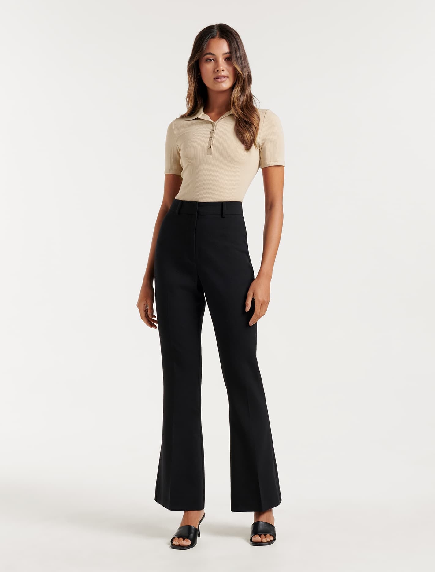 Florence Flare Pants Black