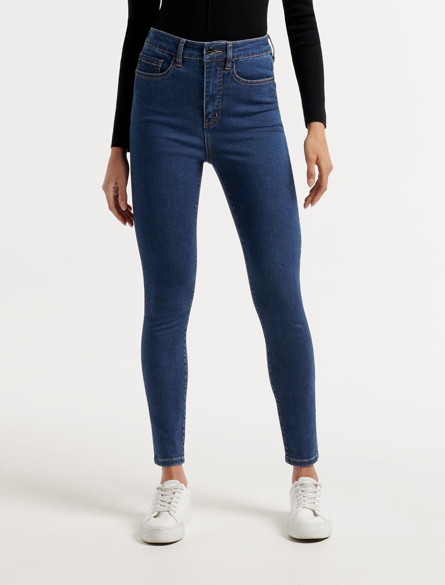 Bella Cropped High Rise Jean Dark Wash