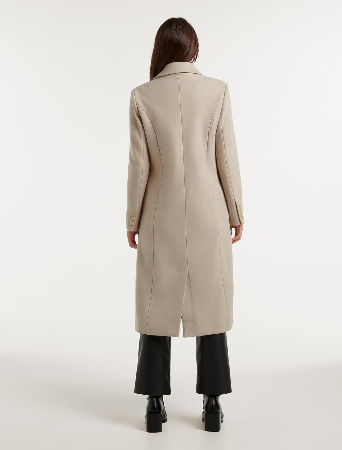 Bernie SB Longline Coat Mink