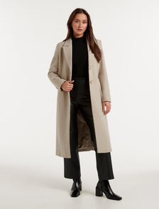 Bernie SB Longline Coat Mink