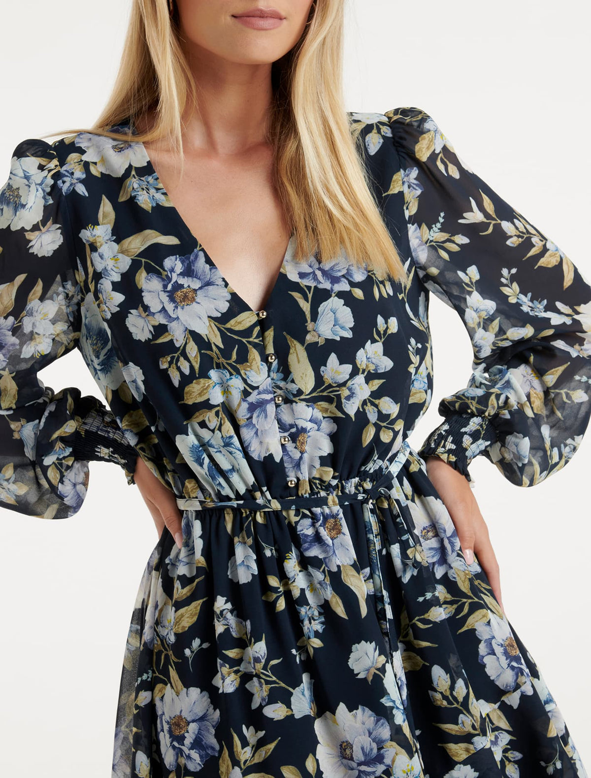 Gabby Skater Mini Dress Augustine Floral