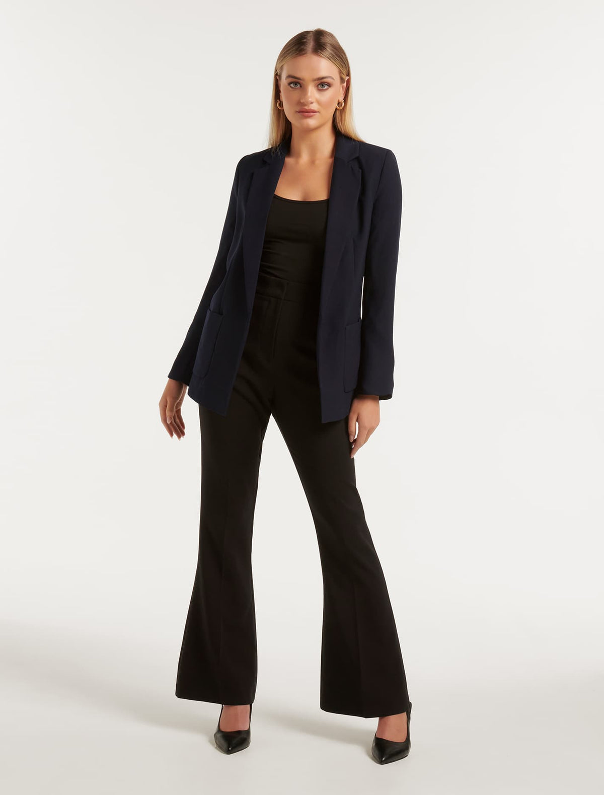 Tess BF Blazer Navy