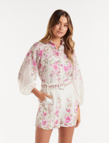 Celeste Raglan Blouse Olympia Floral