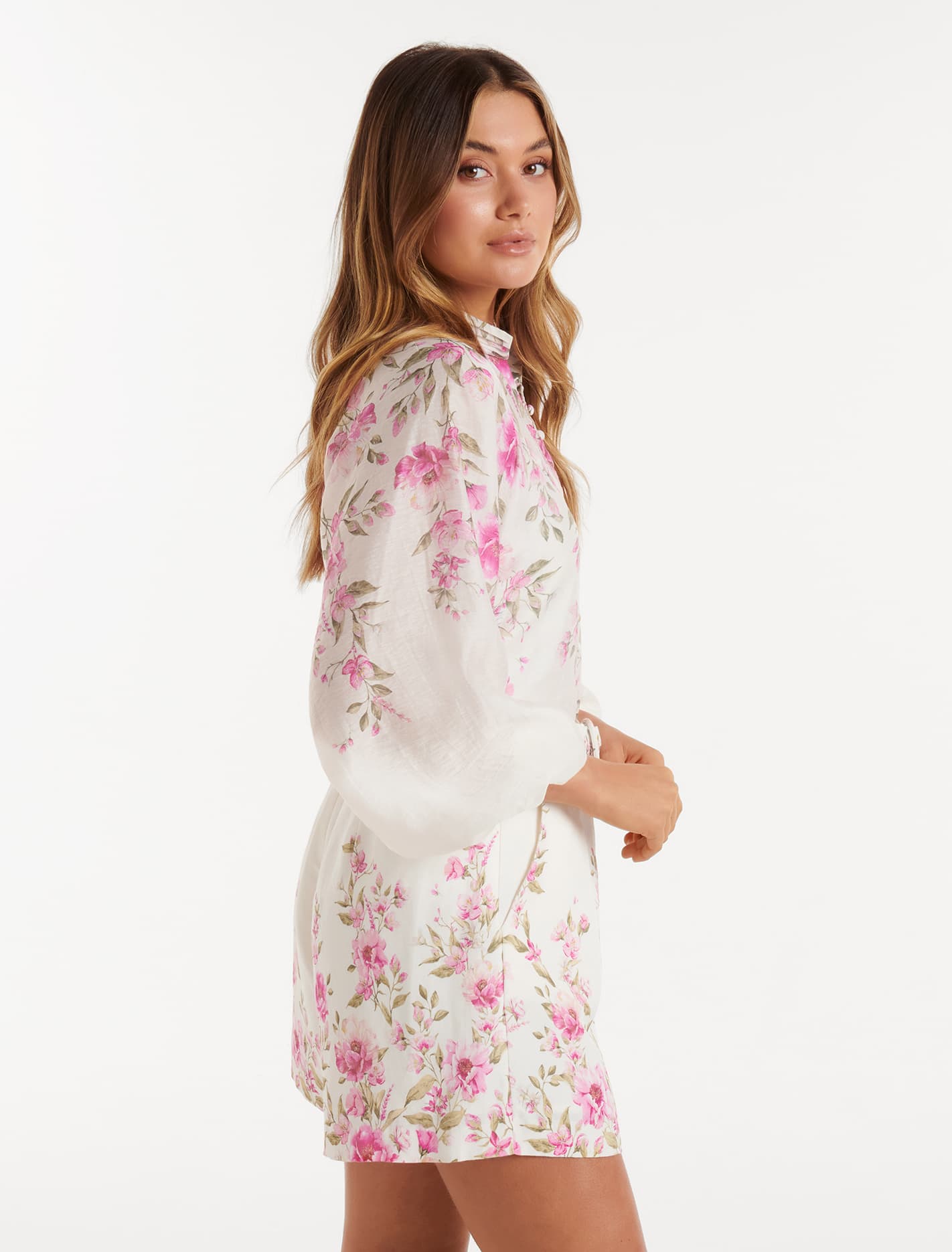 Celeste Raglan Blouse Olympia Floral