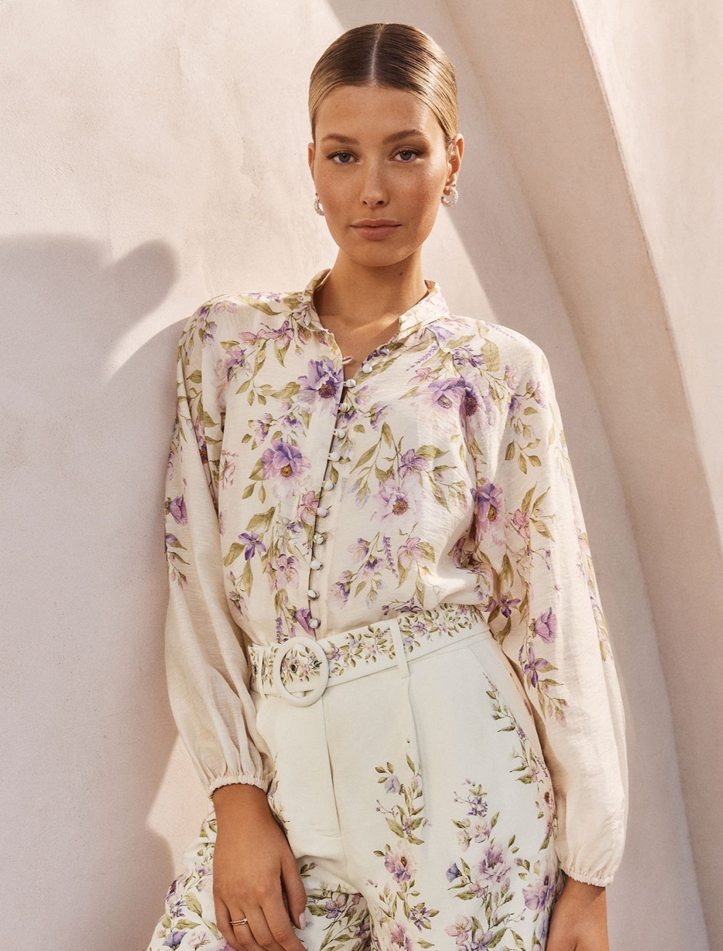 Celeste Raglan Blouse Alma Floral