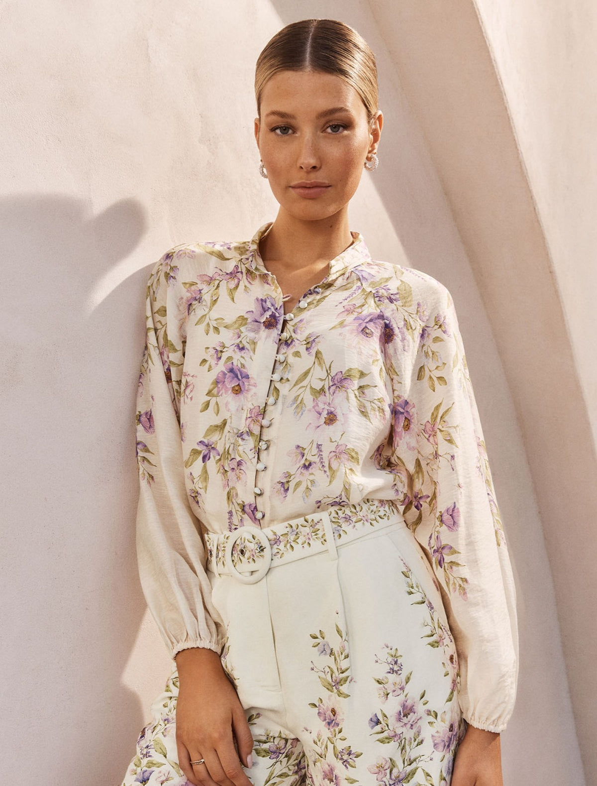 Celeste Raglan Blouse Alma Floral