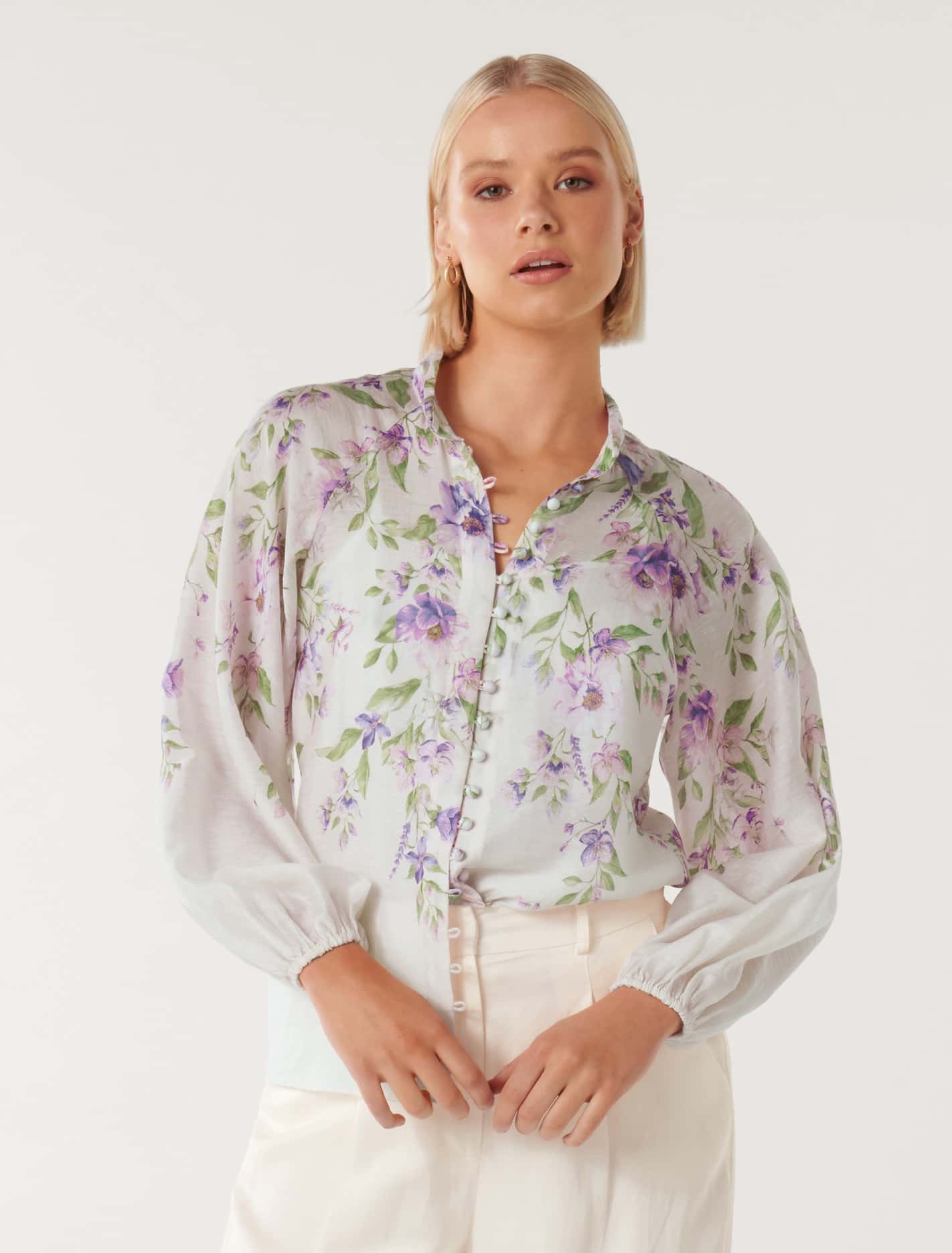 Celeste Raglan Blouse Alma Floral