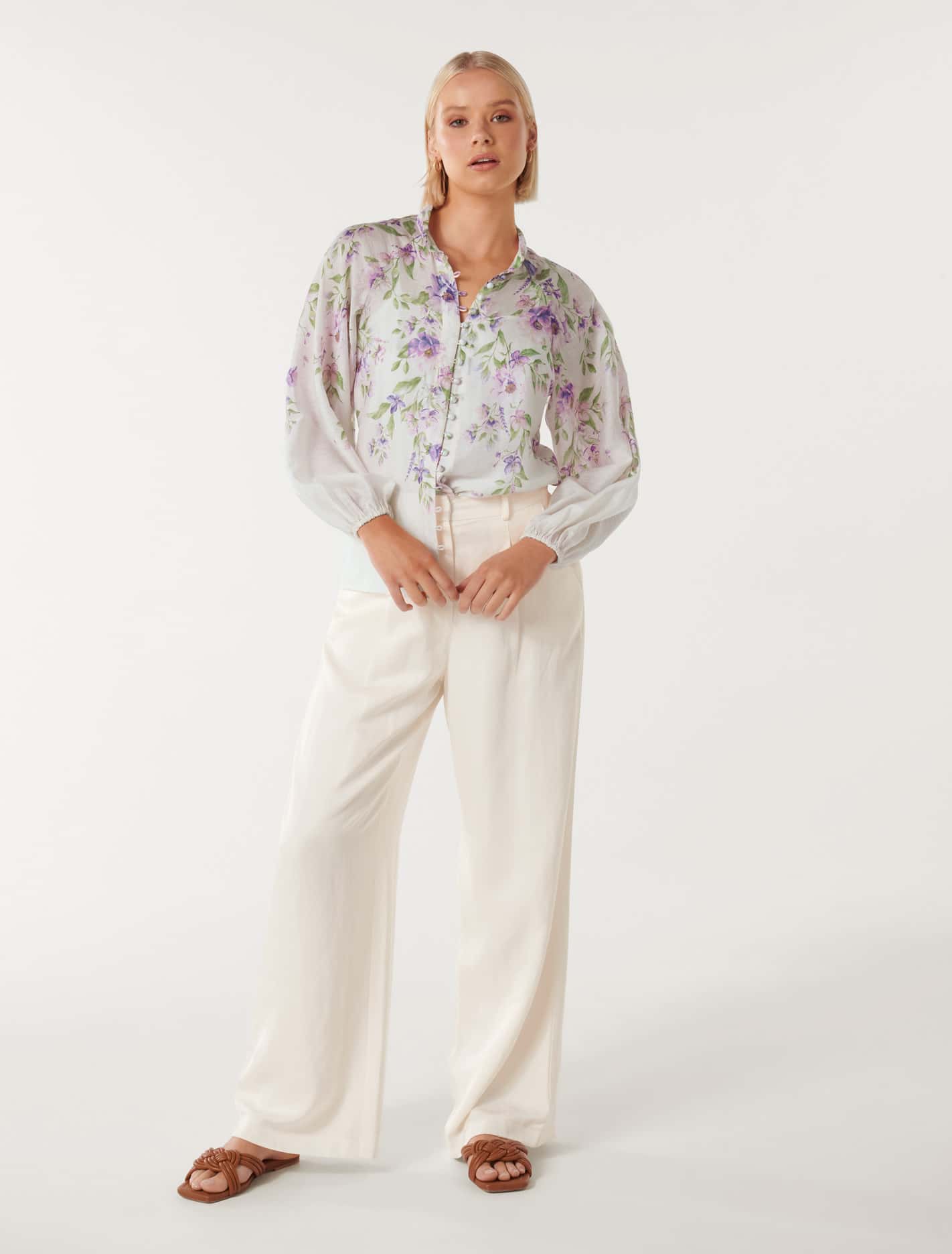 Celeste Raglan Blouse Alma Floral