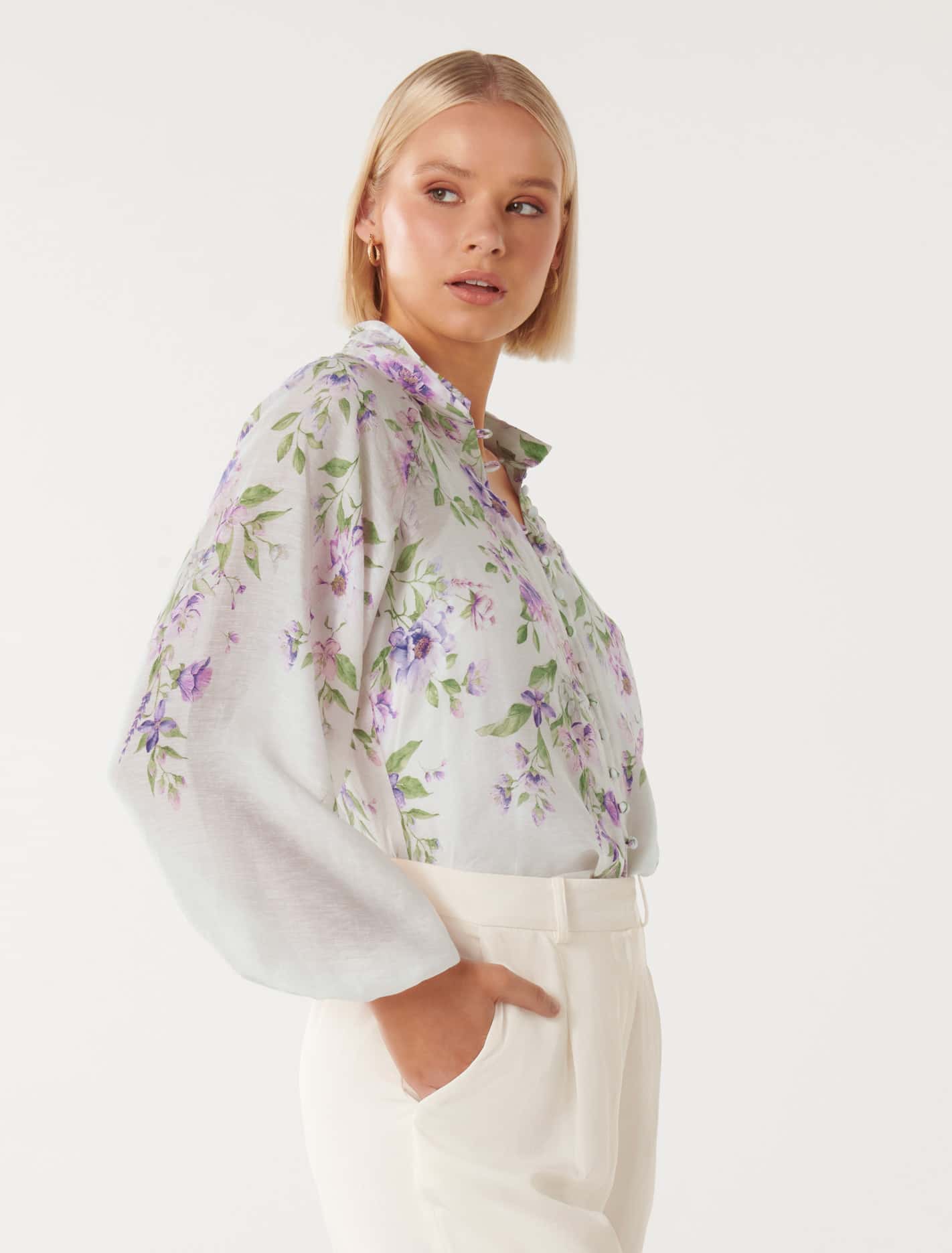 Celeste Raglan Blouse Alma Floral