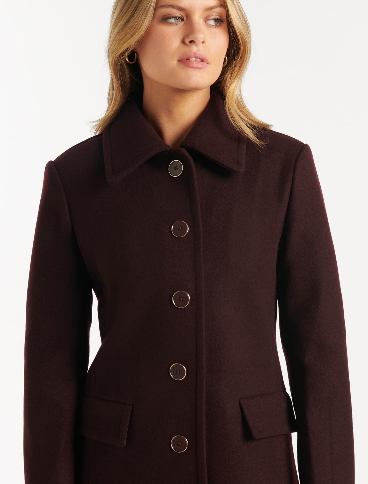 Amie Dolly Coat Spanish Wine