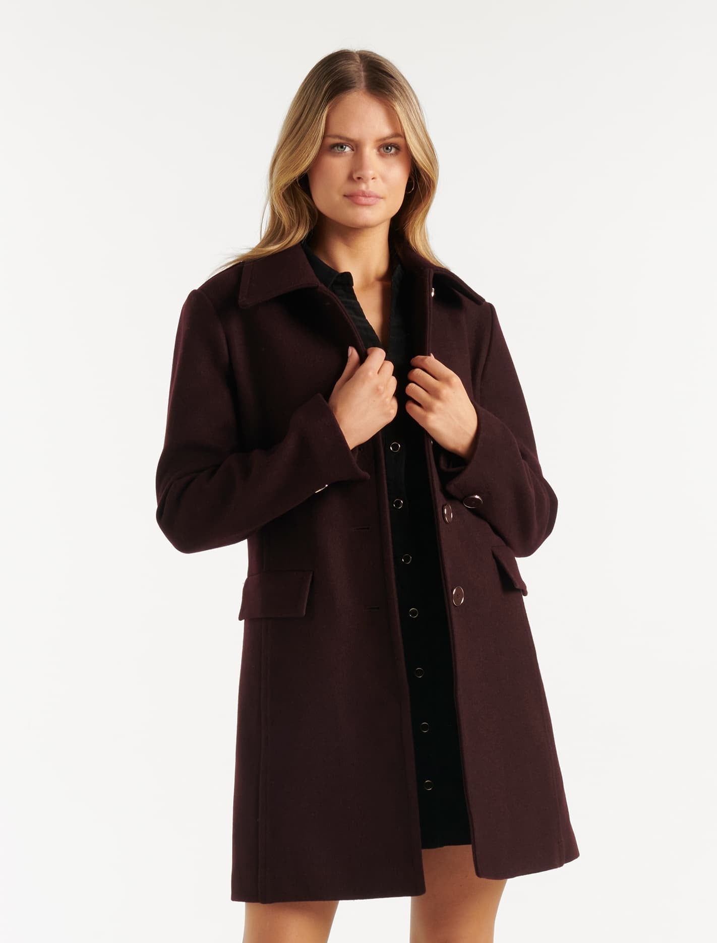 Amie Dolly Coat Spanish Wine