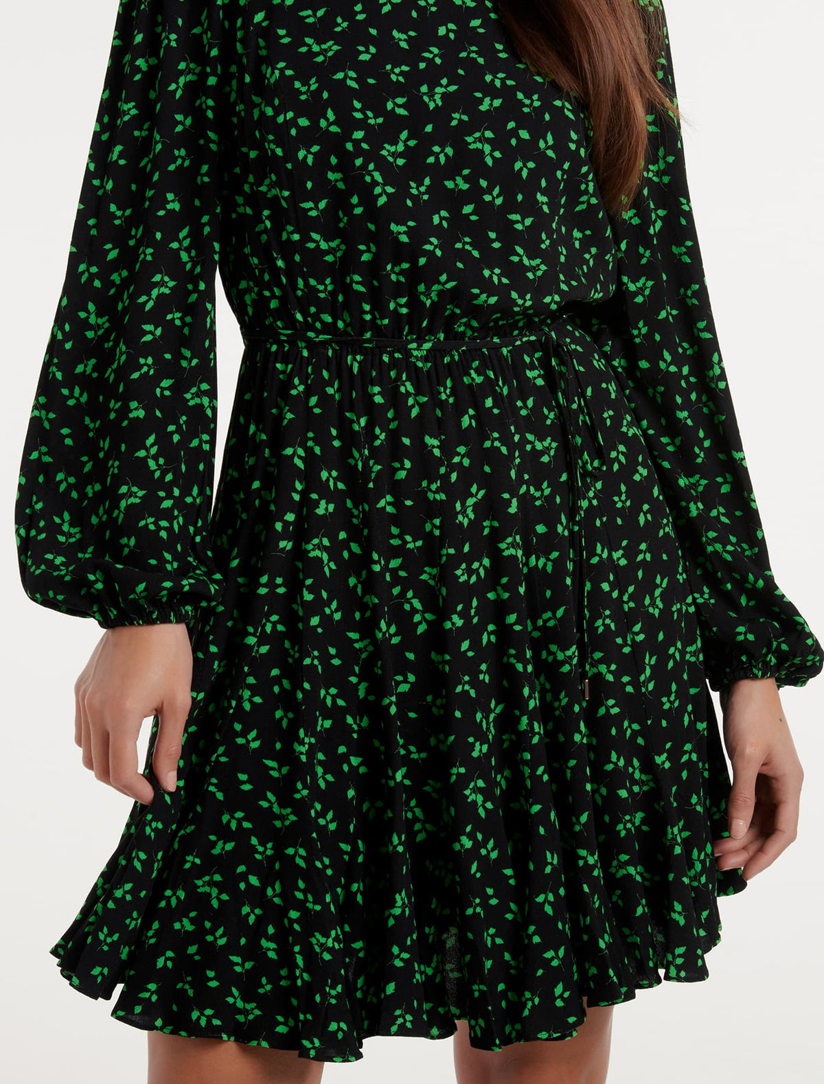 Orla Godet Mini Dress Maxwell Ditsy