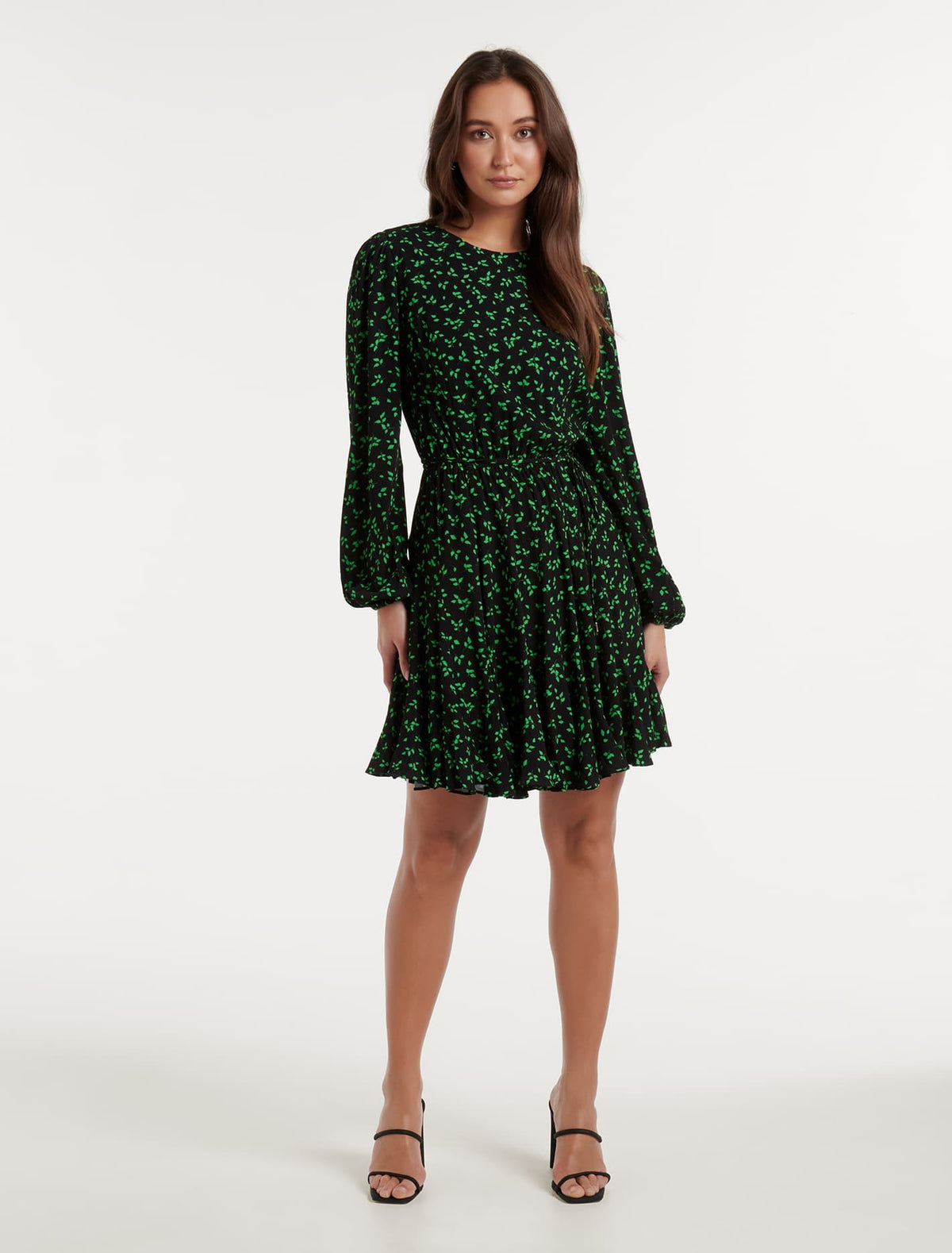 Orla Godet Mini Dress Maxwell Ditsy