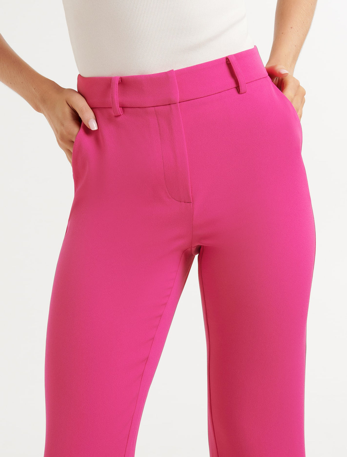 Jayda Flare Pants Fuchsia Pink Suit