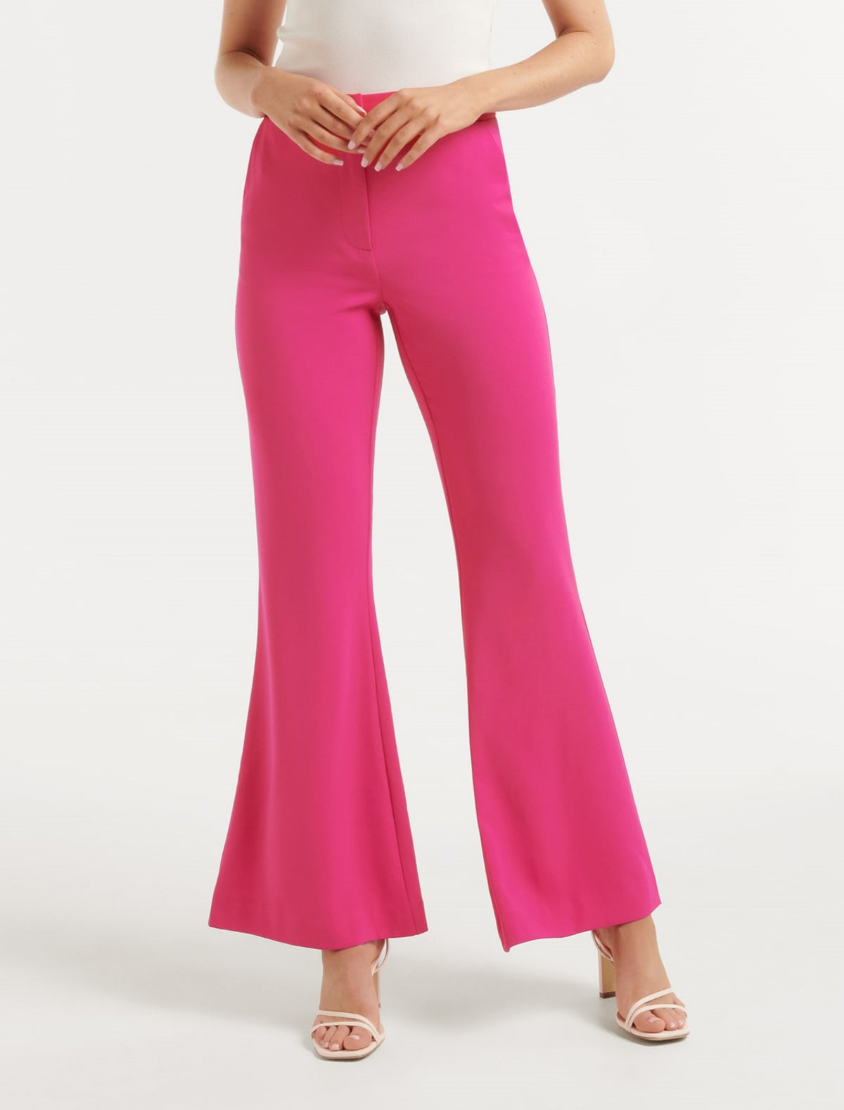 Jayda Flare Pants Fuchsia Pink Suit