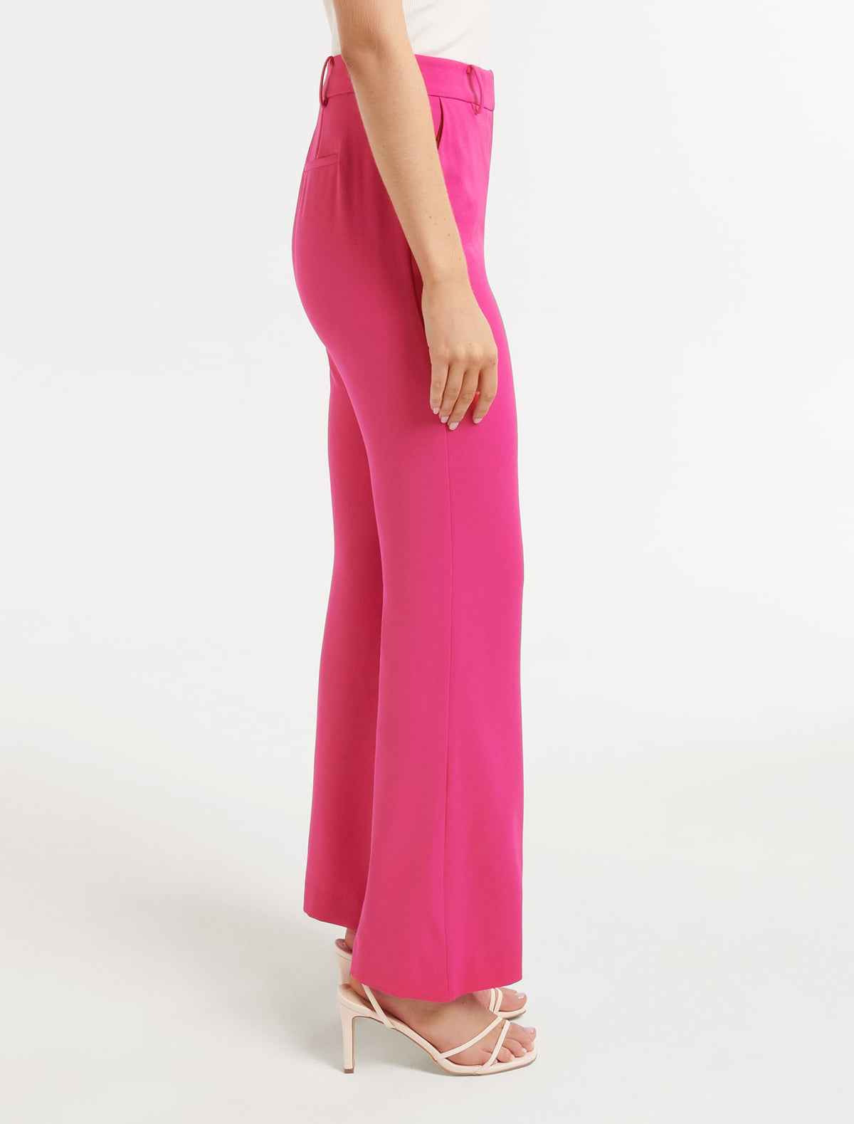 Jayda Flare Pants Fuchsia Pink Suit