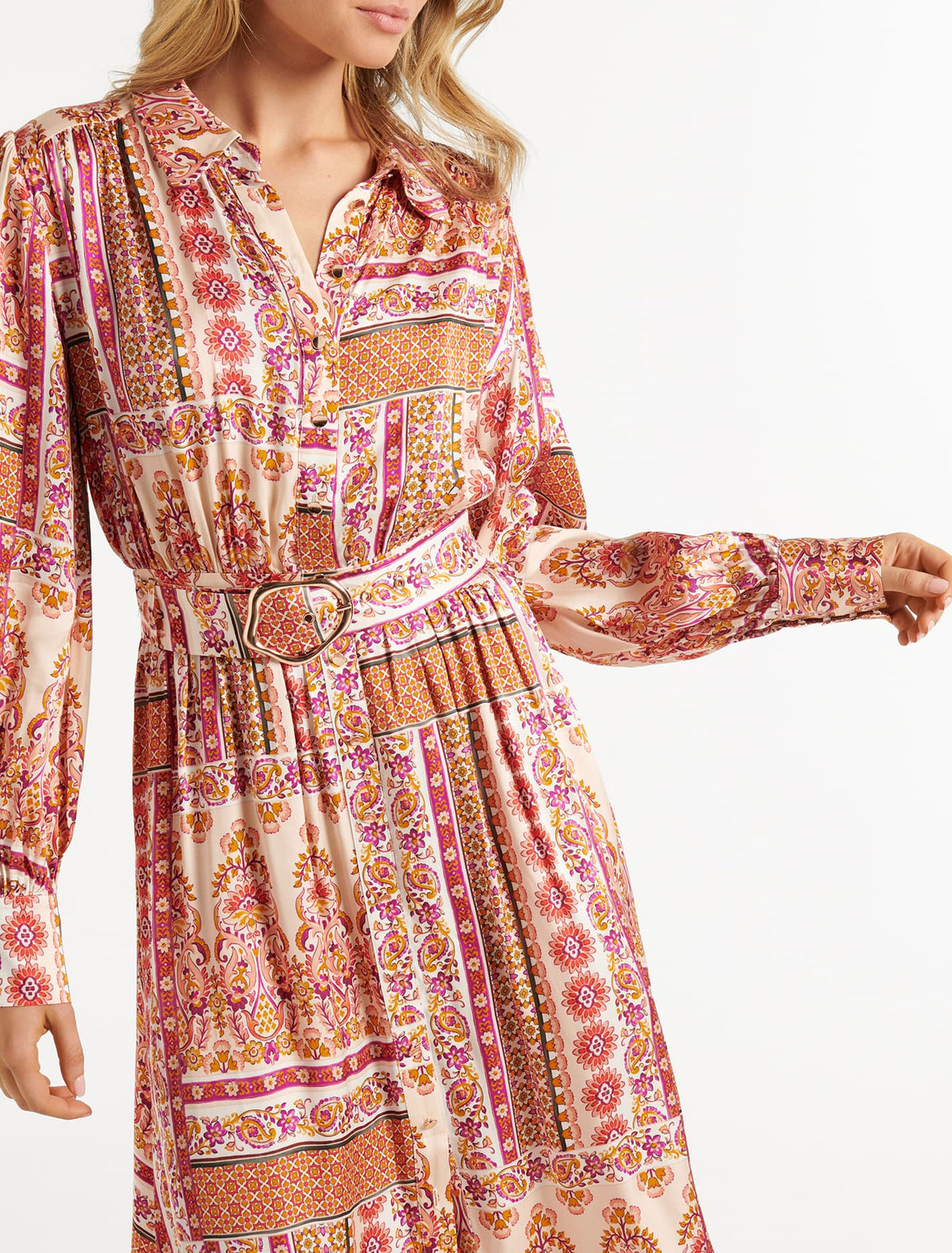 Sydney Paisley Shirt Dress Rio Paisley