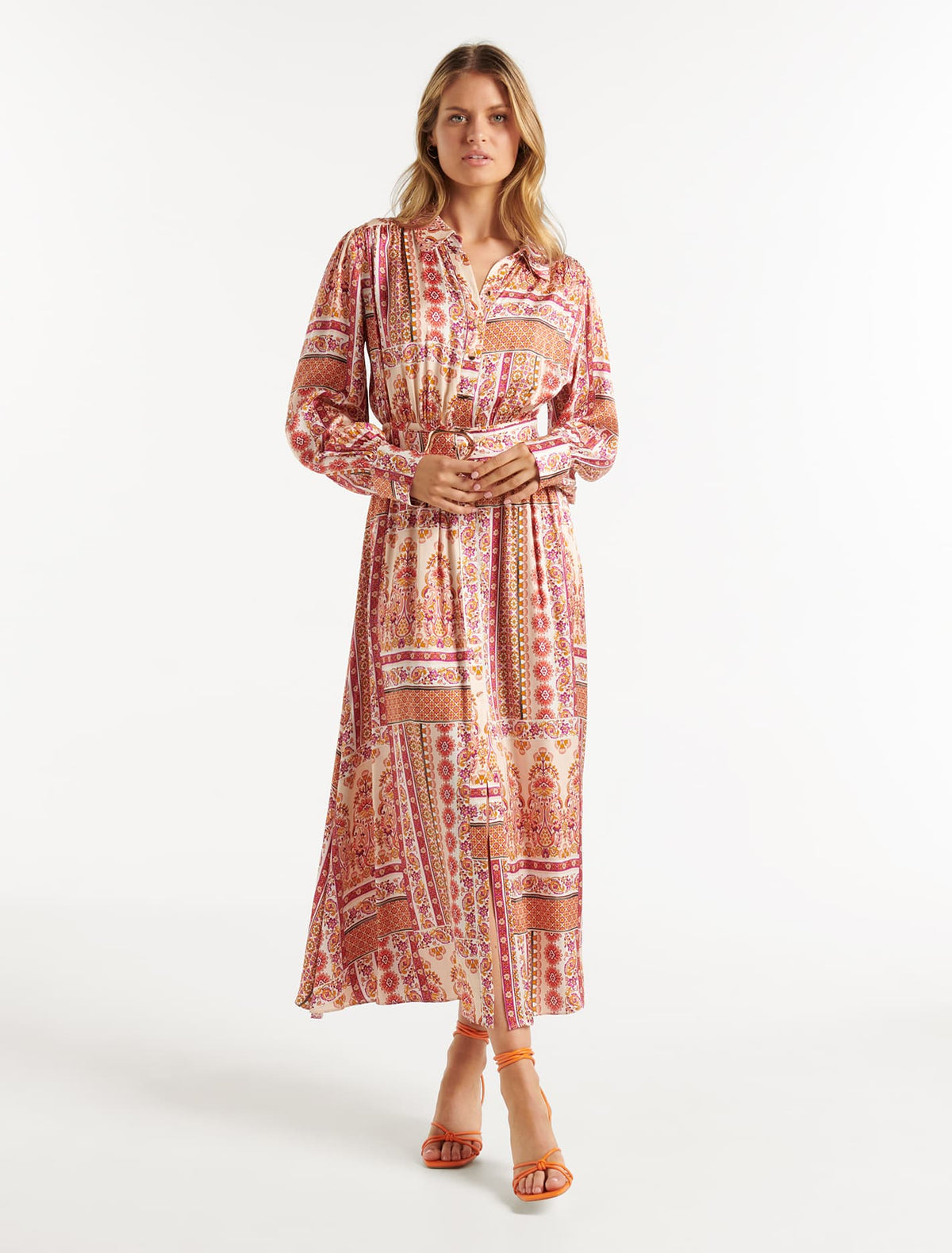 Sydney Paisley Shirt Dress Rio Paisley