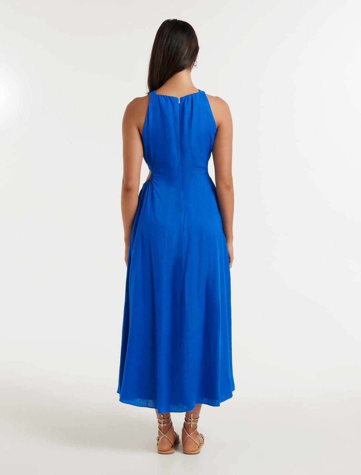 Marli Cut Waist Midi Intense Azure