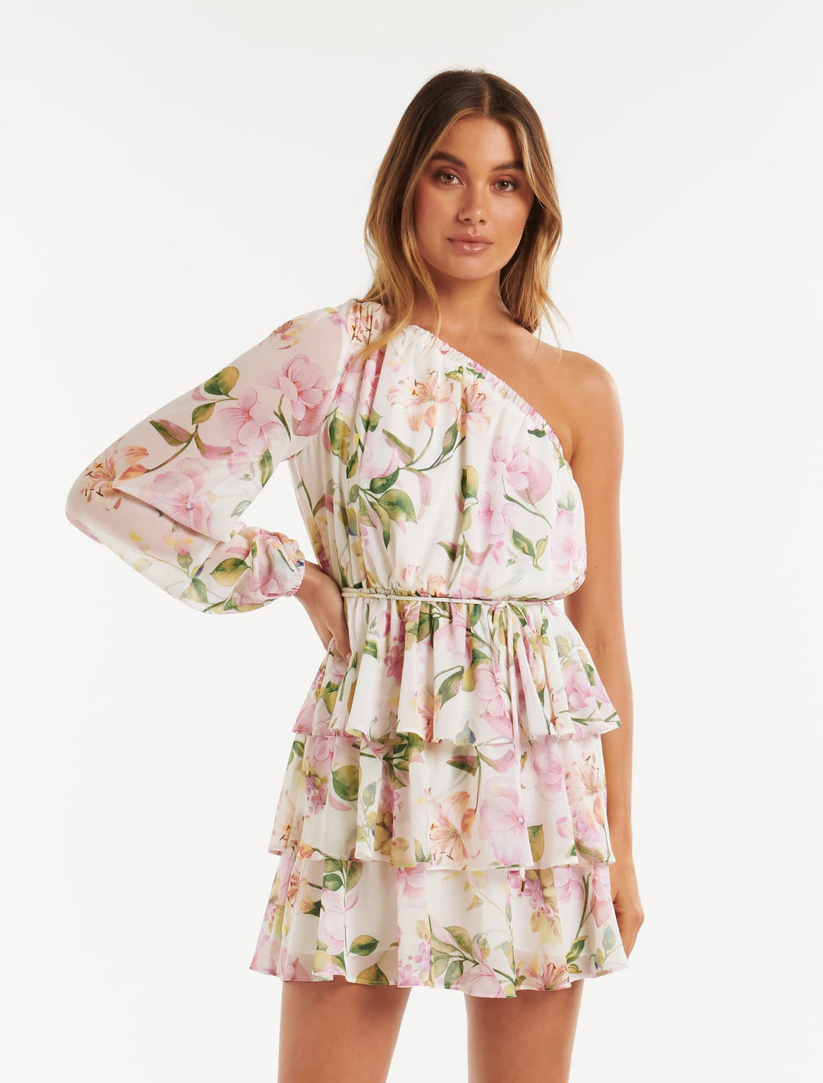 Sienna Asymm Tiered Mini Small Holland Floral