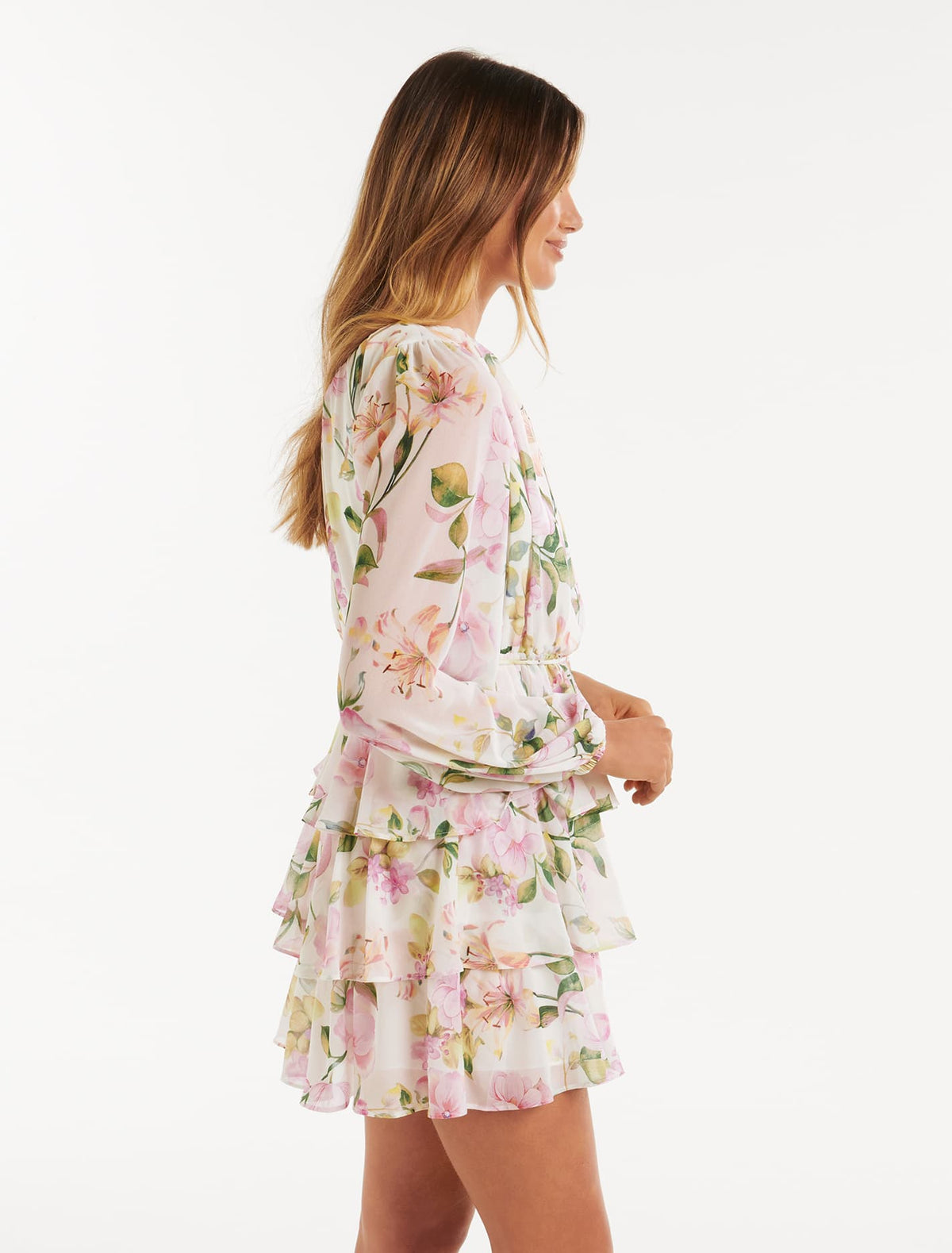 Sienna Asymm Tiered Mini Small Holland Floral