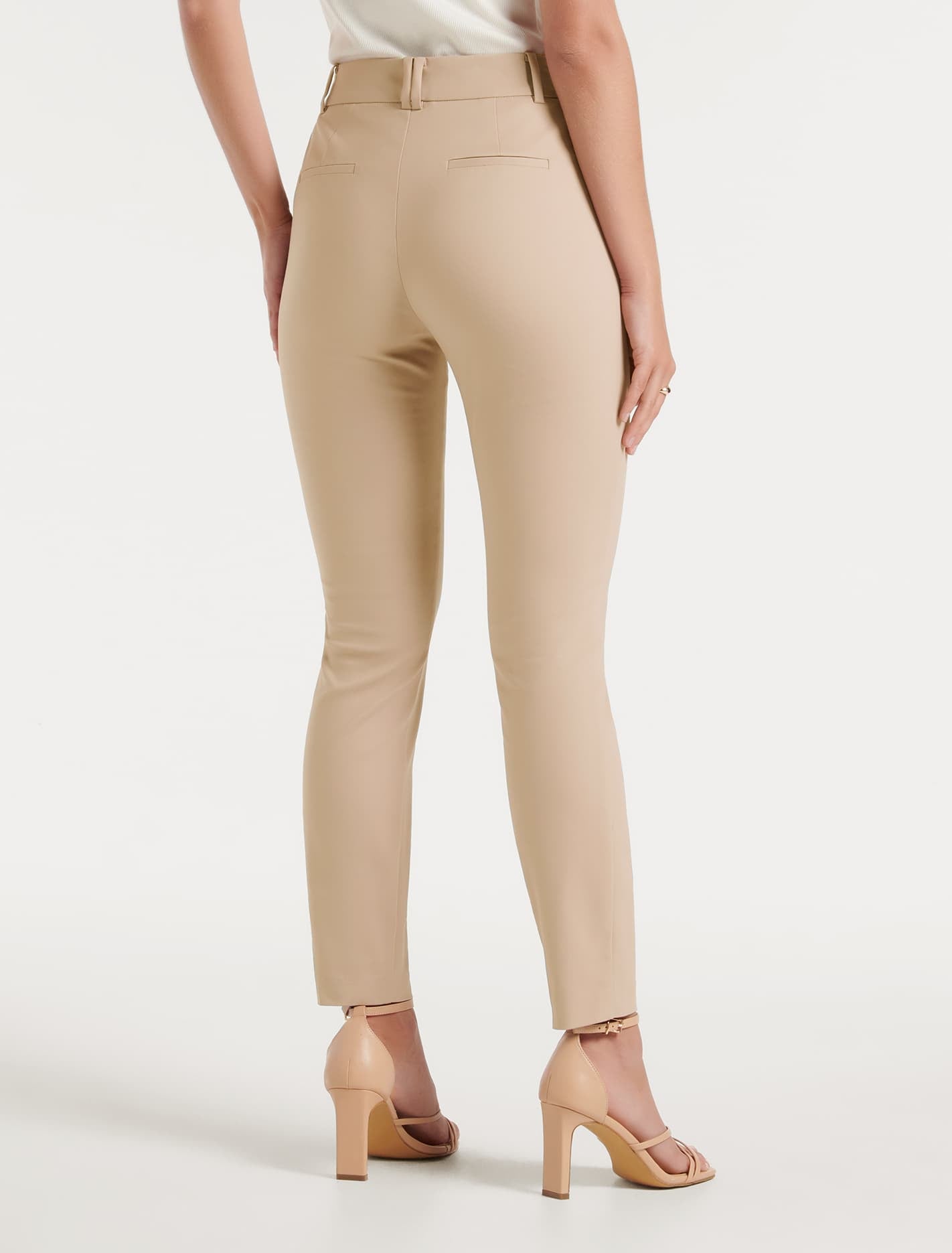 Sophie High Waist Pants Beige Rose