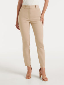 Sophie High Waist Pants Beige Rose