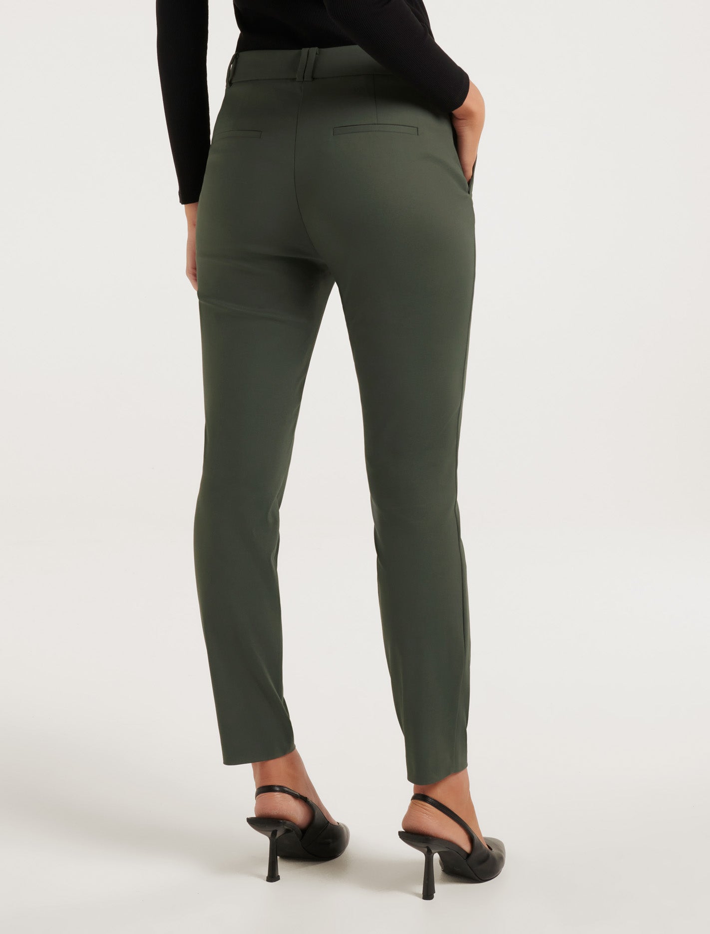 Grace 7/8th Slim Pants Poison Ivy