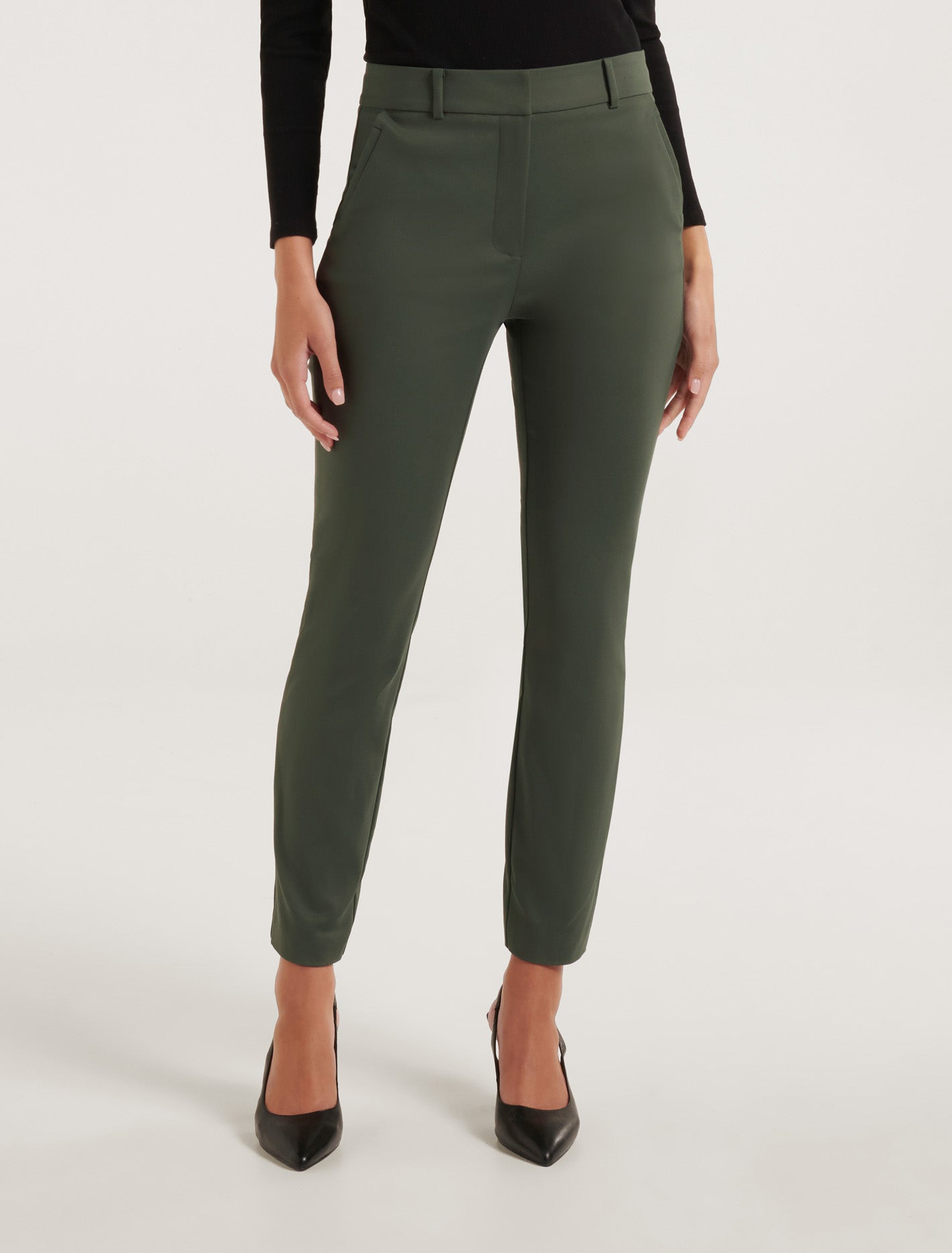 Grace 7/8th Slim Pants Poison Ivy