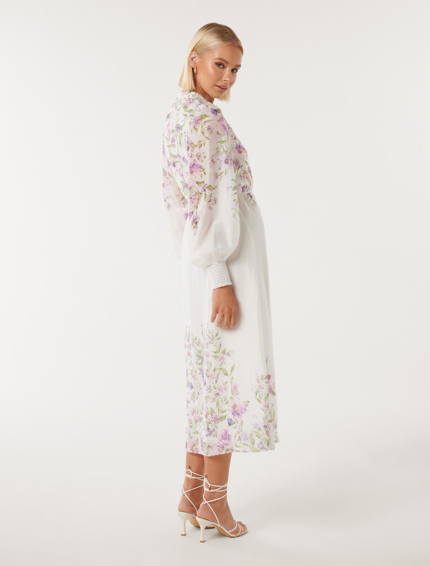 Olympia Printed Shirt Dress Alma Floral