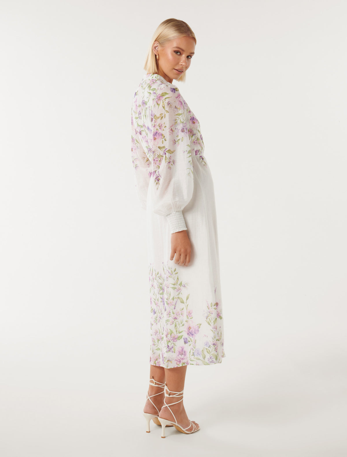 Olympia Printed Shirt Dress Alma Floral