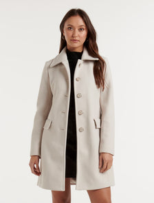 Amie Dolly Coat Cream